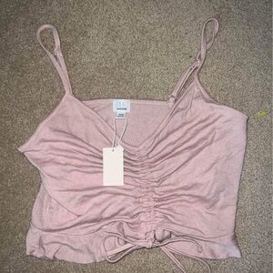 Garage Pink Ruched Women's Top